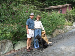 Us and the girls, click for closer view..not too close!